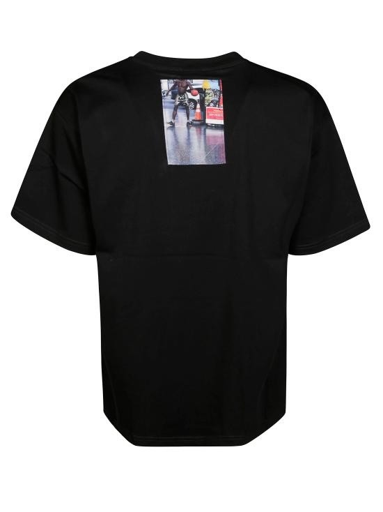 25FW 디젤 반팔 티셔츠 A194670PLAT 9XX NERO - DIESEL