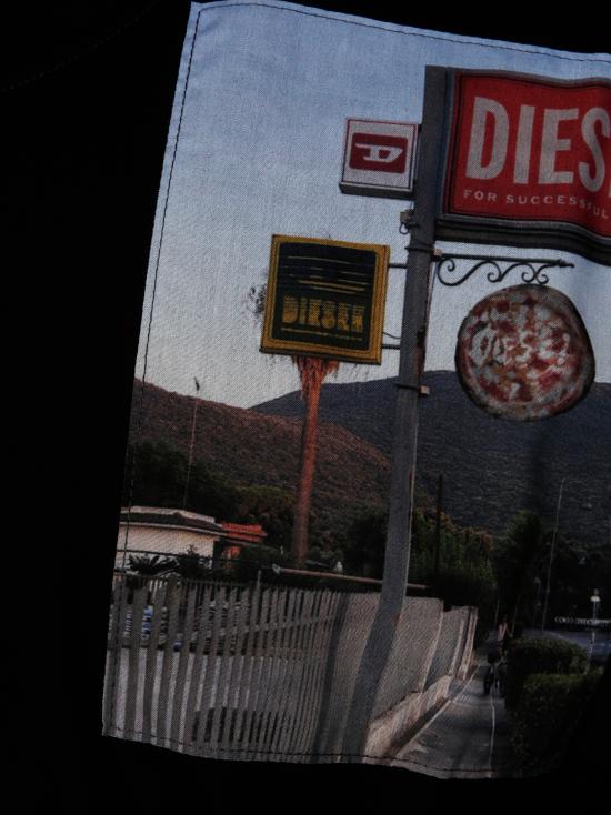 25FW 디젤 긴팔 티셔츠 A194680PLAT 9XX NERO - DIESEL