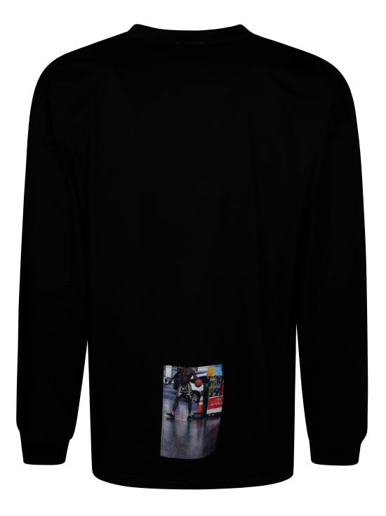 25FW 디젤 긴팔 티셔츠 A194680PLAT 9XX NERO - DIESEL