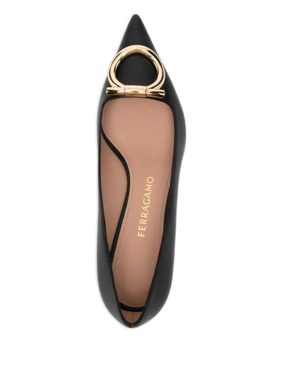 25FW 살바토레 페라가모 힐/펌프스 01K451 0784793 NERO AMARETTI - SALVATORE FERRAGAMO