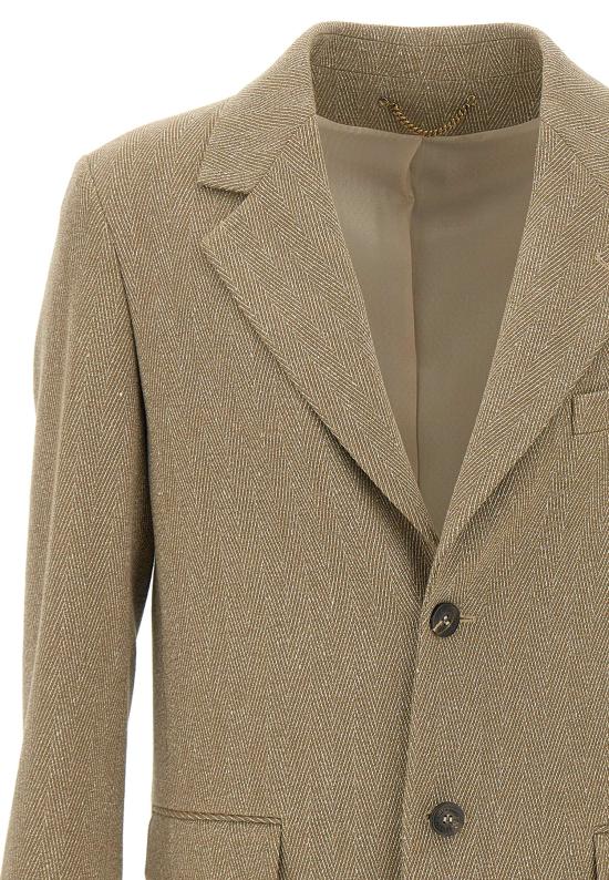 25FW 골든구스 수트 자켓 GMP02177 P00208982971 Brown - GOLDEN GOOSE