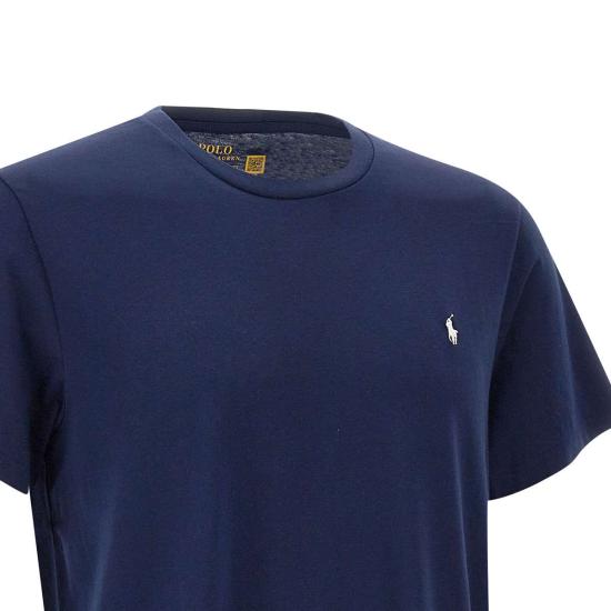 24FW 폴로 랄프로렌 반팔 티셔츠 714844756 002 Blue - POLO RALPH LAUREN