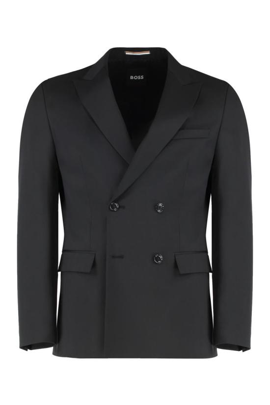 25FW 보스 수트 자켓 50545811 001 Black