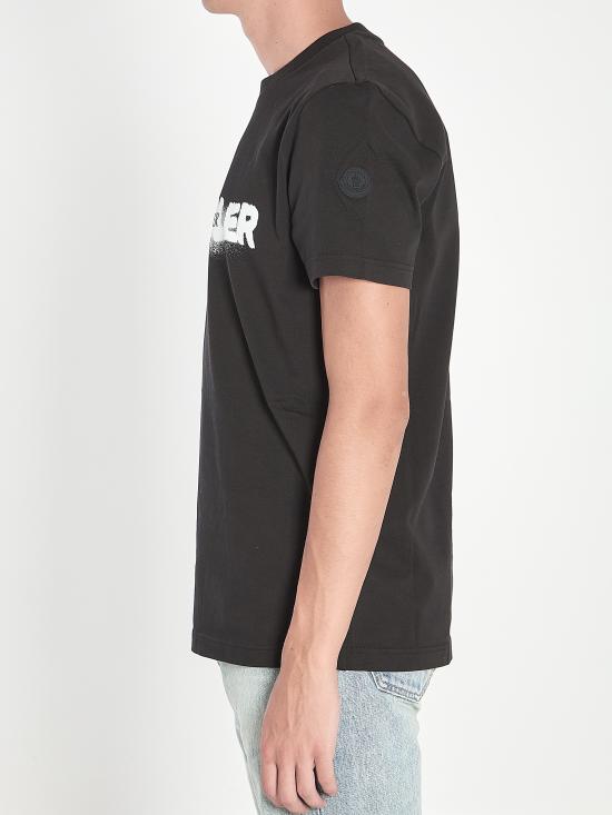 25FW 몽클레어 반팔 티셔츠 K20918C00010 BLACK - MONCLER