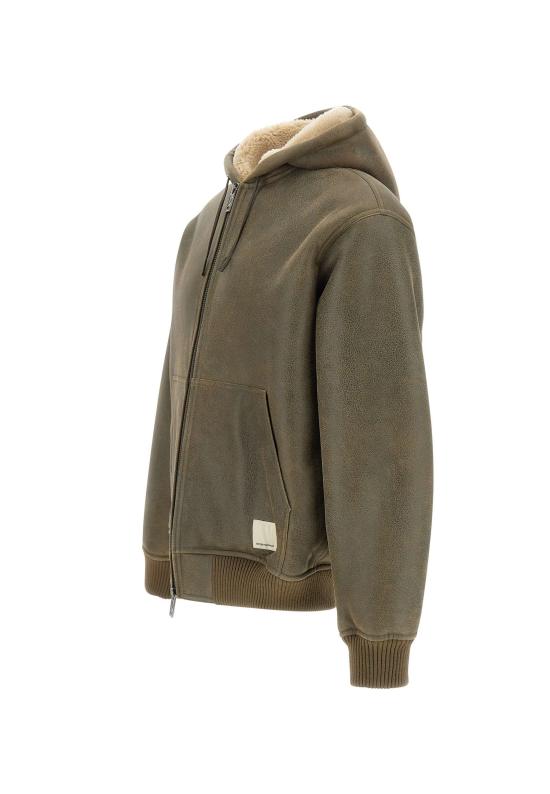 25FW 엠포리오 아르마니 무톤 EM002616 AF17349U6199 Brown - EMPORIO ARMANI