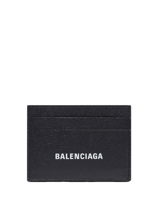 25FW 발렌시아가 캐쉬 카드 홀더  594309 1IZI3 1090 BLACK WHITE