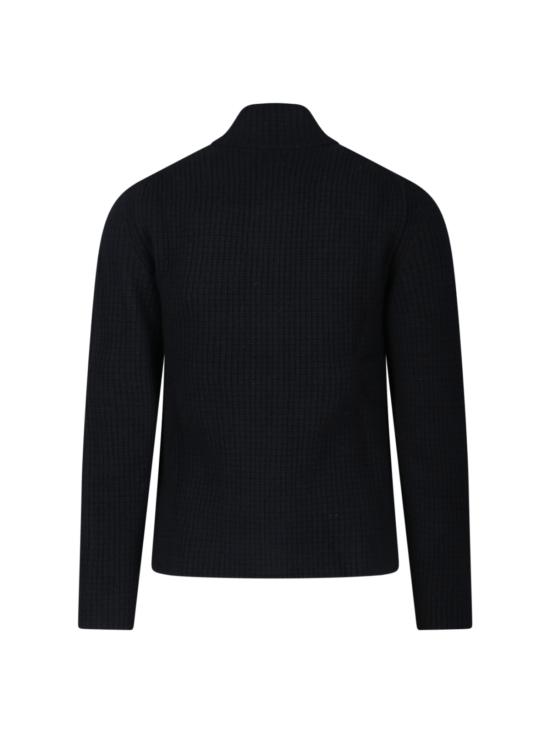 25FW 씨피 컴퍼니 집업 니트 19CMKN131A110149A 999 Black - C.P. COMPANY