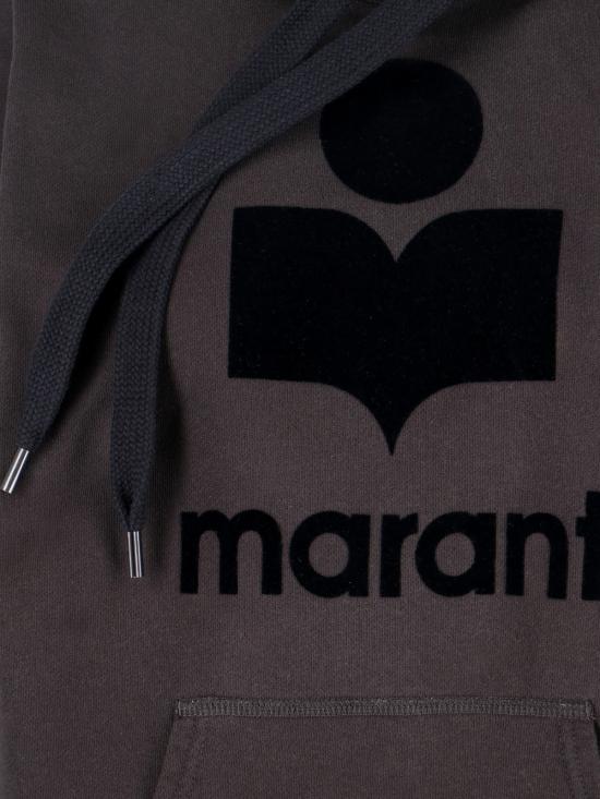 25FW 이자벨마랑에뚜왈 만셀 오버사이즈 후드 스웨트셔츠 SW0001FA A1M07E 02FK Black - ISABEL MARANT ETOILE