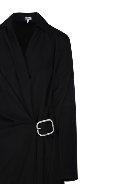 25SS 로에베 미디 원피스 S359Y09XH2 1100 BLACK - LOEWE