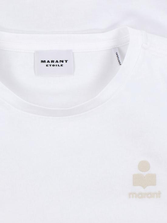 25FW 이자벨마랑에뚜왈 반팔 티셔츠 TS0070FA A1N98E 20WH White - ISABEL MARANT ETOILE