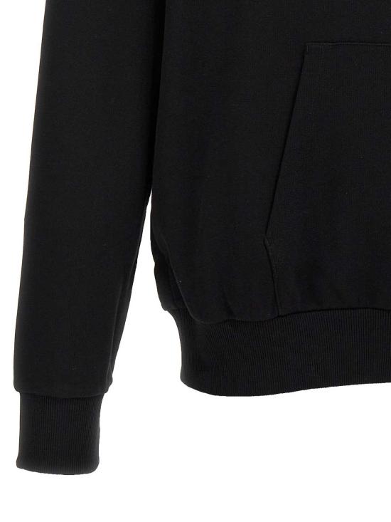 25FW 발망 후드 티셔츠 DH1JR002BB65EAB Black - BALMAIN