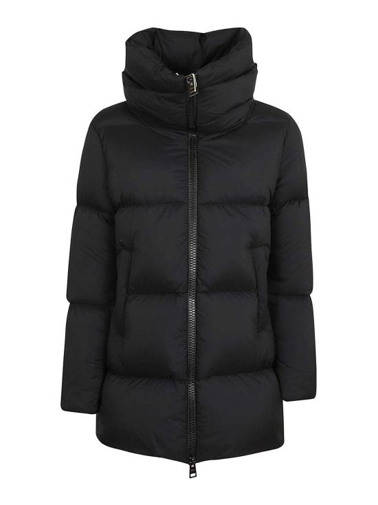 25FW 에르노 에코에이지 A-셰이프 다운 자켓  PI001959D12456Z9300 Black