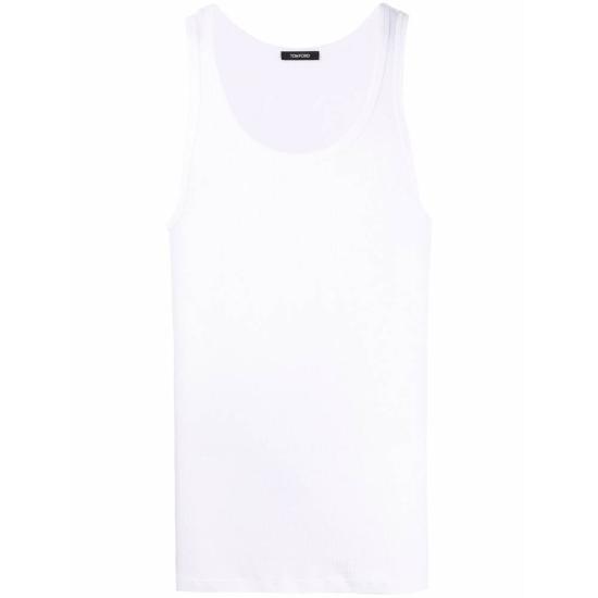 26FW 톰포드 민소매 티셔츠 T4D10 1210 100 White - TOMFORD