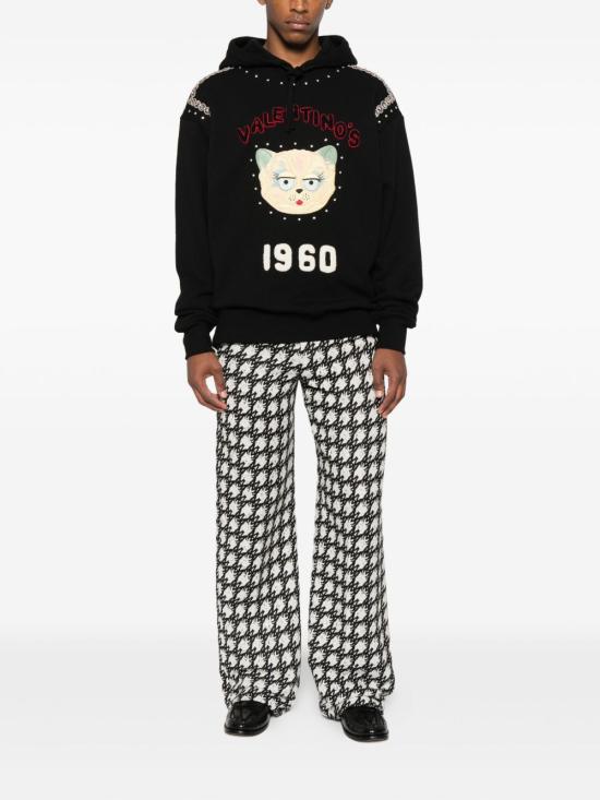 25FW 발렌티노 가라바니 긴팔 티셔츠 7V3MF28NB31 0NO Black - VALENTINO GARAVANI