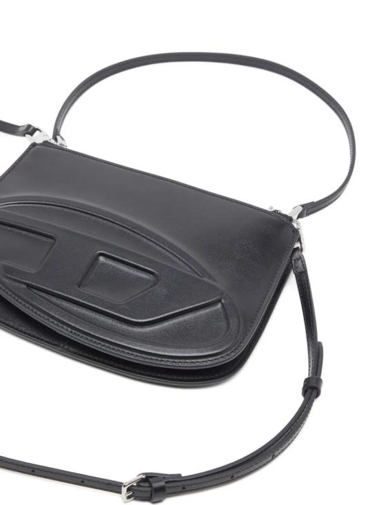 25FW 디젤 1DR 트윈-더블-파우치 프린티드 레더 숄더백 X10330 PR818 097 T8013 BLACK - DIESEL