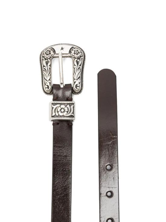 25FW 골든구스 레귤러 벨트 GWA00698 A000770 55357 55357 DARK BROWN - GOLDEN GOOSE