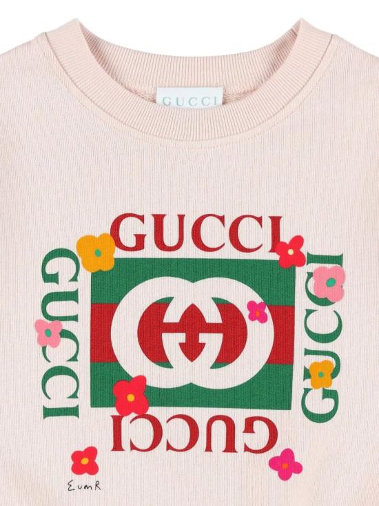 25FW [키즈] 구찌 티셔츠 799331 XJHFR 6341 ROSE WATER - GUCCI