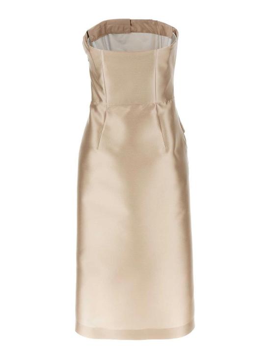 25SS 알베르타 페레티 롱 원피스 040816250005 Beige - ALBERTA FERRETTI