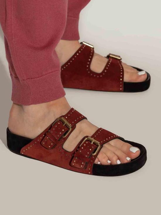  이자벨마랑 샌들 SD0118FAB2B11S80BY Red - ISABEL MARANT