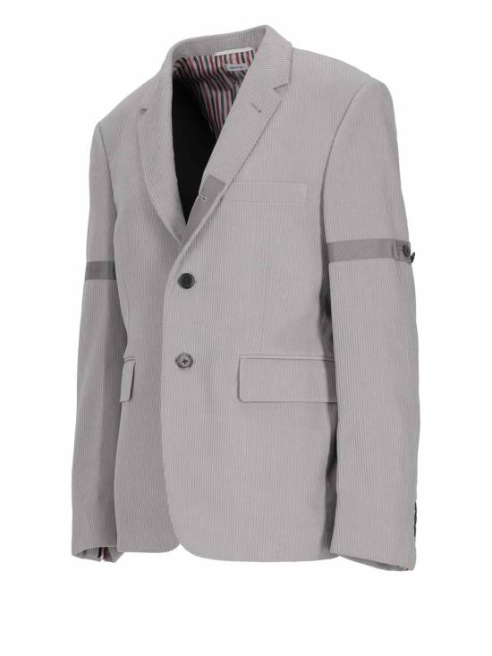  톰브라운 반팔 티셔츠 MJC001OF0220055 Grey - THOM BROWNE