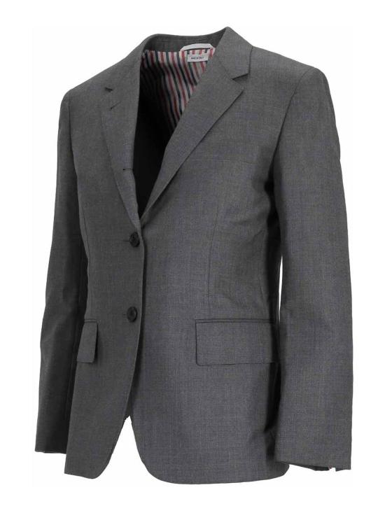  톰브라운 4바 싱글 브레스티드 블레이저  FBC637A00626035 Grey - THOM BROWNE