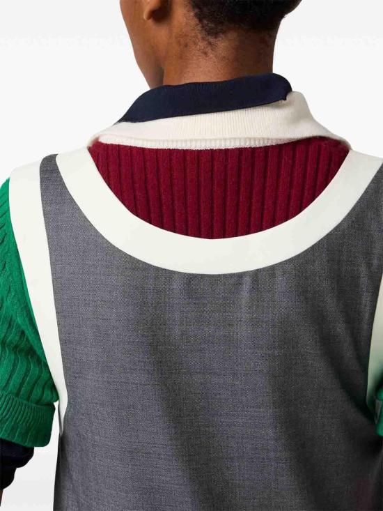  미우미우 미디 원피스 MF5647SOOO11RFF0480 Dark Grey - MIU MIU