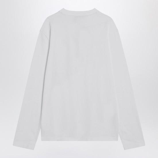 25FW 자크뮈스 긴팔 티셔츠 25HTSM00570AJ00226 100 WHITE - JACQUEMUS