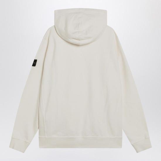 25FW 스톤 아일랜드 후드 티셔츠 S156100029S0A20 V0093 WHITE - STONE ISLAND