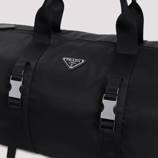 25FW 프라다 리나일론 트래블 보스턴 백  2VC015VMON2DMG F0002 BLACK - PRADA