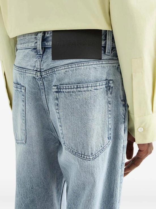 25FW 질샌더 루즈 핏 데임 팬츠 J22KA0309J46463 481 BLUE - JIL SANDER