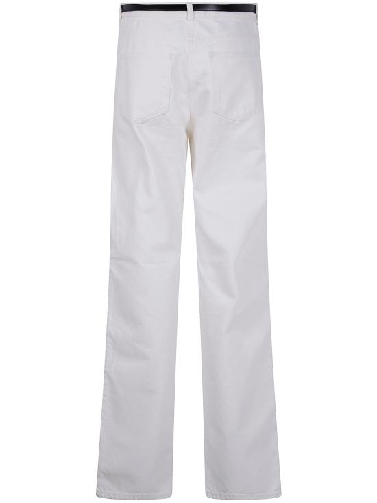 25FW 엘리자베타프랜치 스트레이트 팬츠 PJ13I556E2 309 WHITE - ELISABETTA FRANCHI