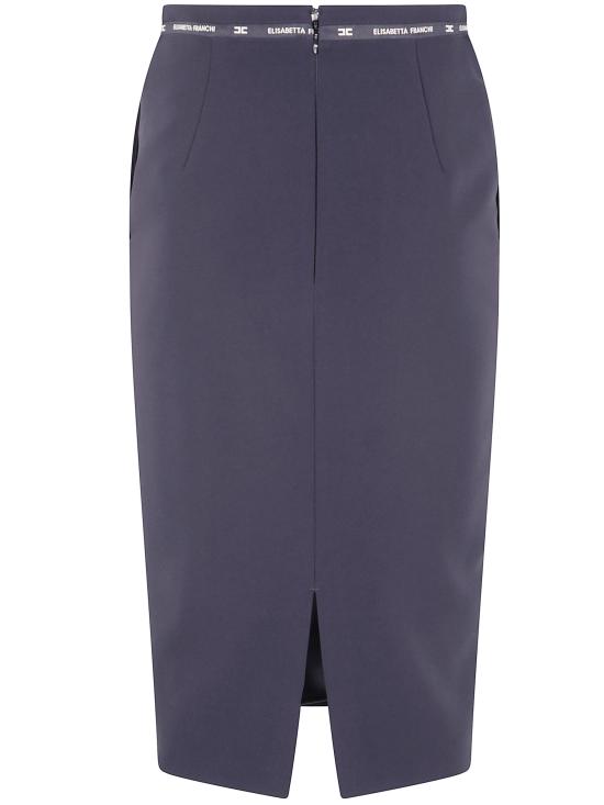 25FW 엘리자베타프랜치 미디 스커트 GO11856E2 110 BLACK - ELISABETTA FRANCHI