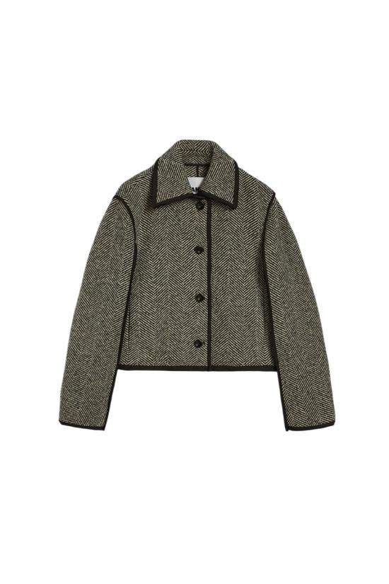25FW 질샌더 자켓 J02BN0229J40261 092 GREY