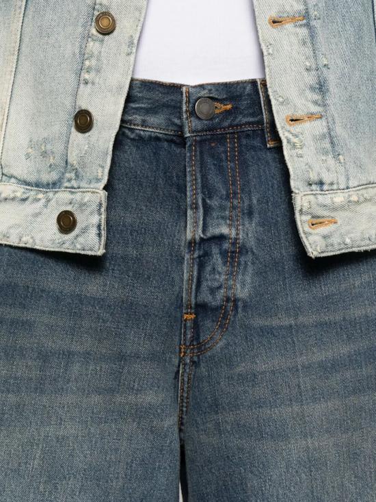 25FW 하이쿠레 스트레이트 팬츠 HEW03296DF180 L0771 BLUE - HAIKURE