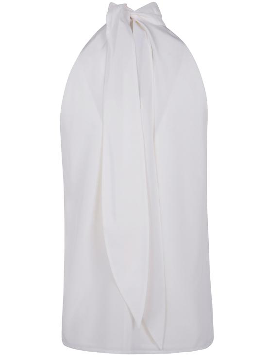 25FW 막스마라 스튜디오 민소매 티셔츠 2526166011600 042 WHITE - MAX MARA STUDIO