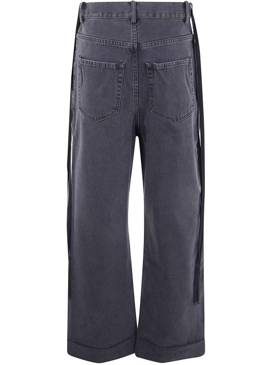 25FW 앤 드뮐미스터 스트레이트 팬츠 B0010196FA039 070 GREY - ANN DEMEULEMEESTER