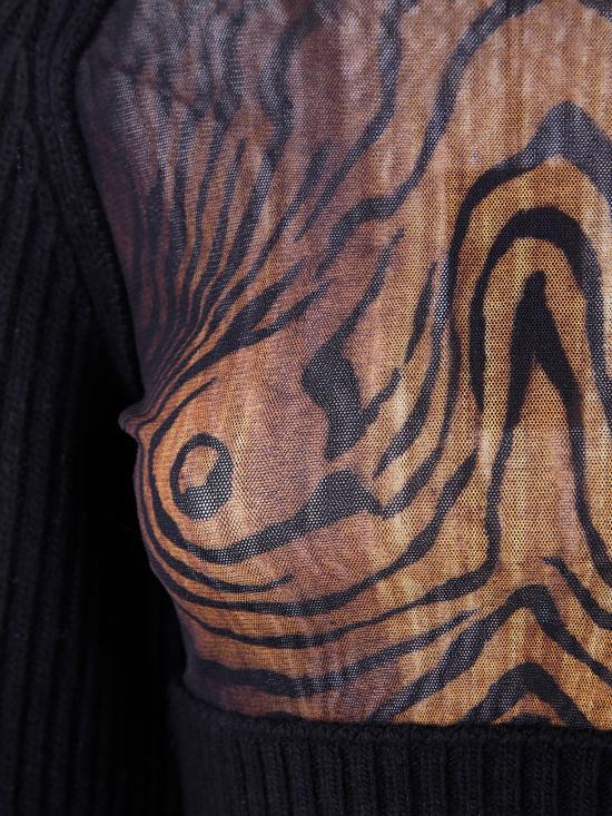 25FW 장 폴 고티에 긴팔 티셔츠 2503WPO017K002 0060 BLACK - JEAN PAUL GAULTIER