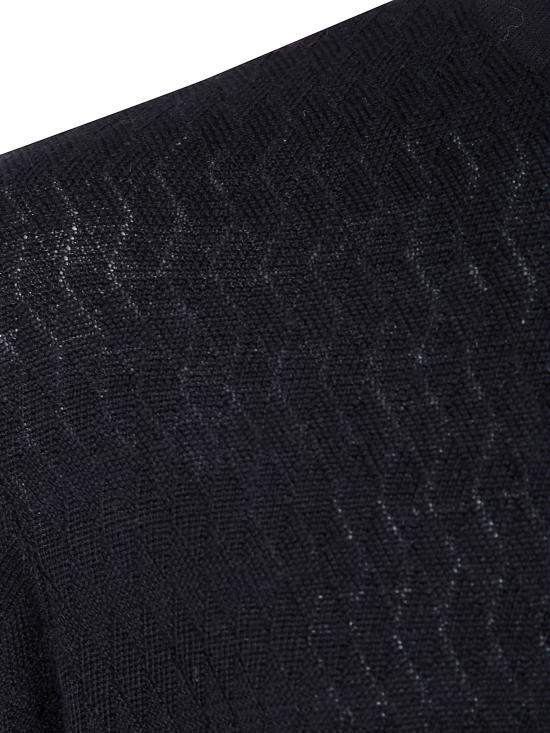 25FW 엠포리오 아르마니 스웨터 EM002196AF13851 FC040 BLACK - EMPORIO ARMANI