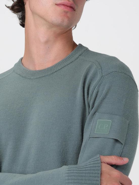 25FW 씨피 컴퍼니 스웨터 19CLKN060A110427A 619 Green - C.P. COMPANY