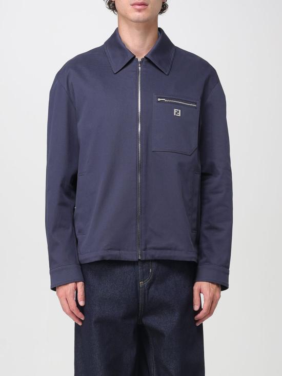 25FW 펜디 봄버 자켓 FW1393AUVI F0PTH Blue