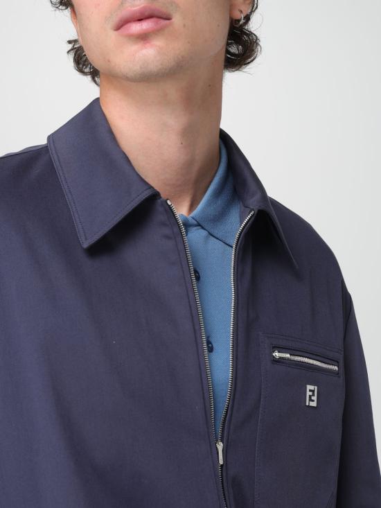 25FW 펜디 봄버 자켓 FW1393AUVI F0PTH Blue - FENDI