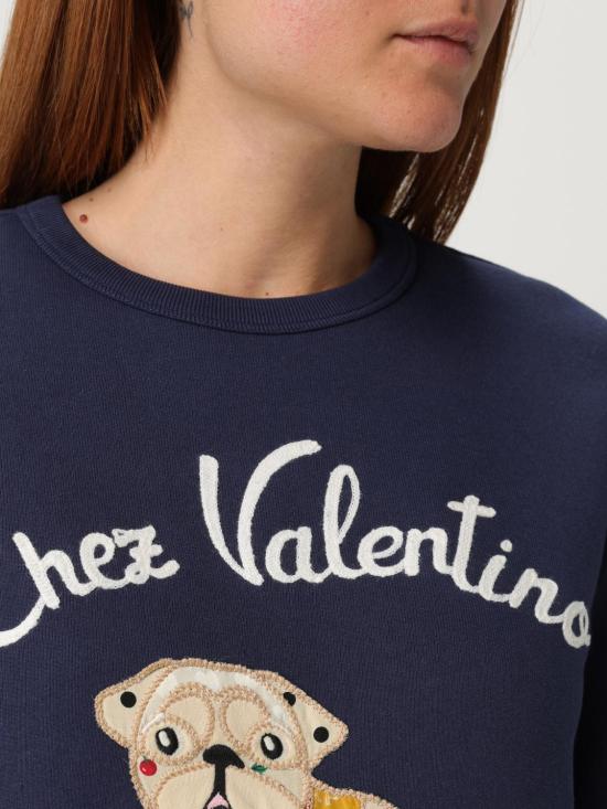 25FW 발렌티노 가라바니 스웨터 7B3MF24Z9L8 D51 Blue - VALENTINO GARAVANI