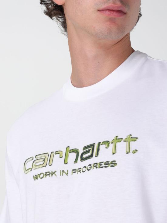 25FW 칼하트 WIP 반팔 티셔츠 I035205 02XX White - CARHARTT WIP