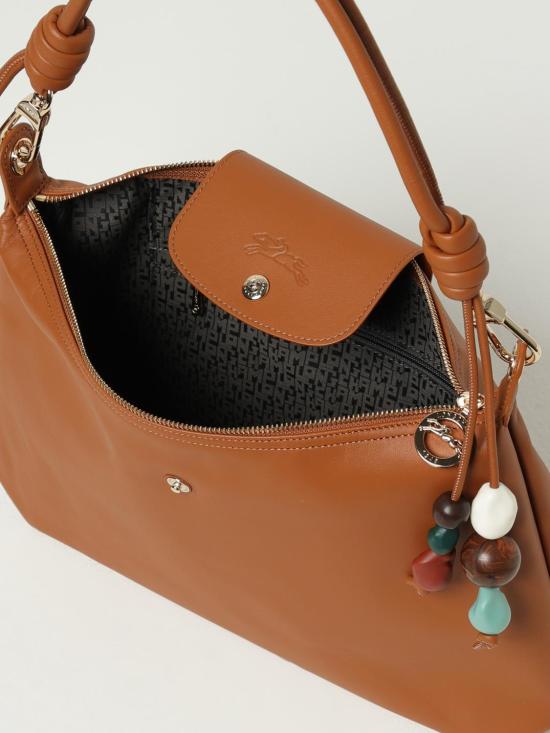 25FW 롱샴 르 플리아쥬 엑스트라 M 호보백 10189 HGV M19 Leather - LONGCHAMP