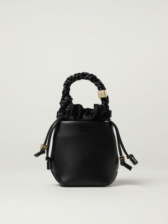 25FW 가니 토트백 A6800 099 Black