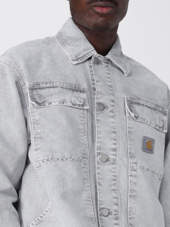 25FW 칼하트 WIP OG 아크틱 디어본 캔버스 12온즈 자켓 I035817 895F Black - CARHARTT WIP