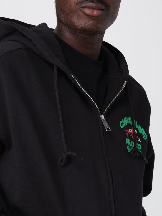 25FW 칼하트 WIP 집업 니트 I035177 89XX Black - CARHARTT WIP