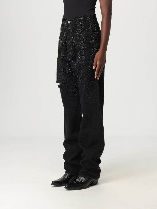 25FW 골든구스 데님 팬츠 GWP00844P00147590100 Black - GOLDEN GOOSE