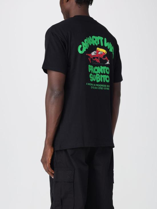 25FW 칼하트 WIP 반팔 티셔츠 I035195 89XX Black - CARHARTT WIP