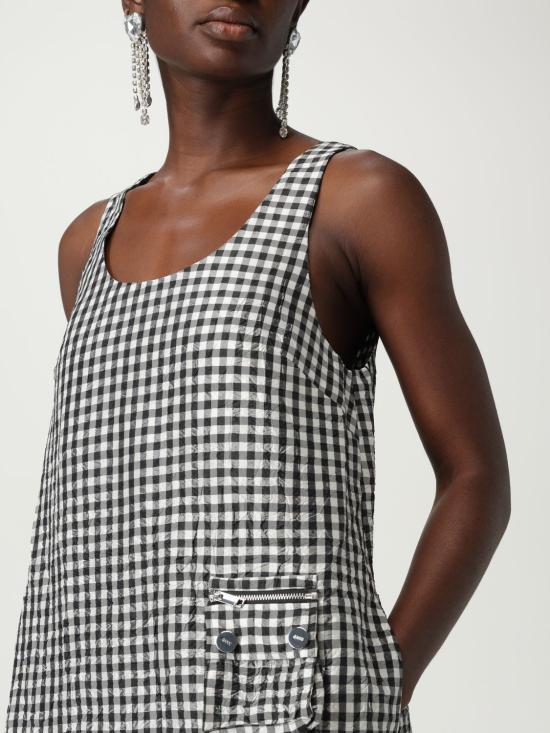 25FW 가니 롱 원피스 W0463 099 Black - GANNI